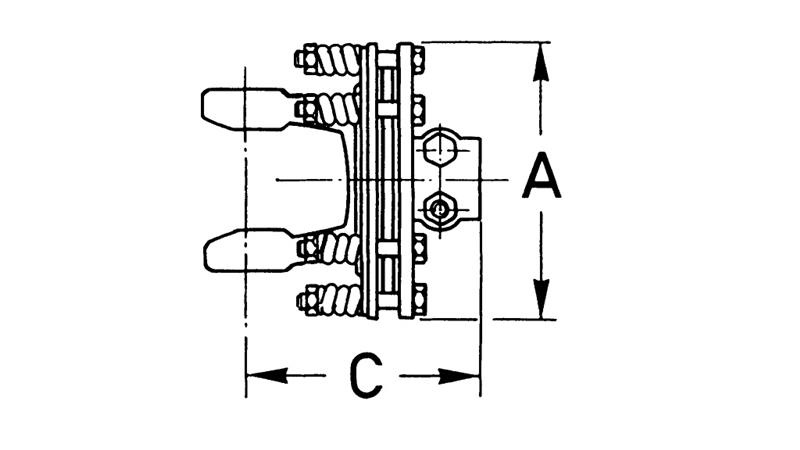 SKLOPKA    1 3/8” Z.6 ZA KARDANE kat. 10  