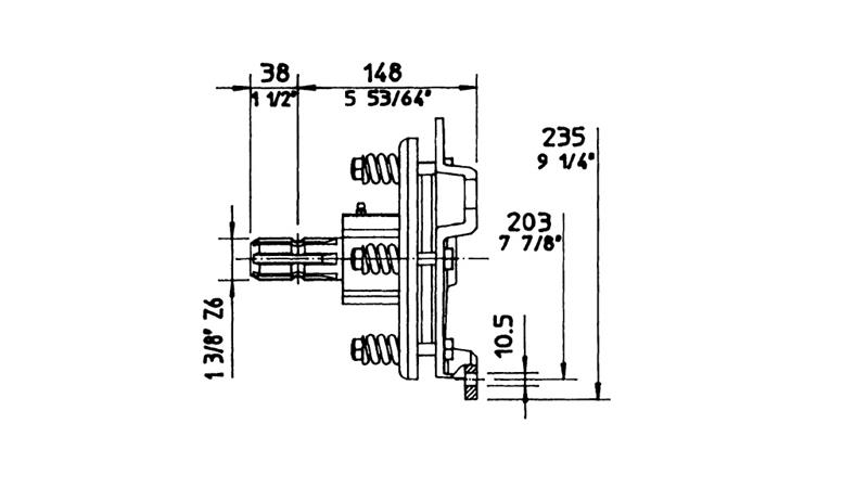 SKLOPKA    PROSTEGA TEKA Z ŠTIRIMI DISKI  