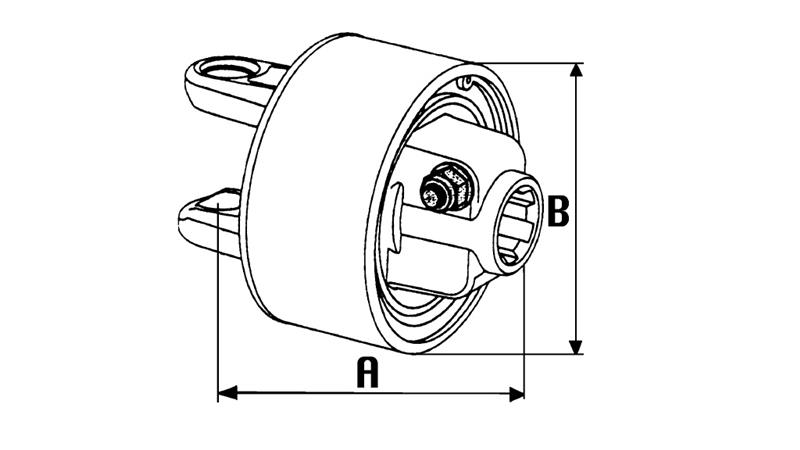MEHANSKI OMEJEVALNIK    1” 3/4 Z20 ZA KARDANE kat. 10  
