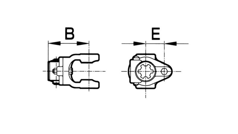 VILICE S STRIŽNO SKLOPKO 1 3/8” Z.6    kat. 4  