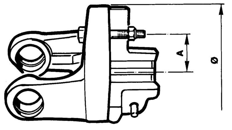 STRIŽNA SKLOPKA ZA KARDANE SERIJE    W 2300 (1220 Nm)  