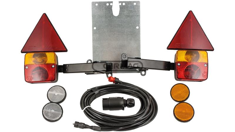 KOMPLET LUČI - VODORAVNI NOSILEC