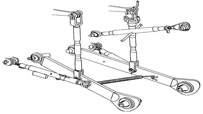 TRI TOČKOVNI SESTAV HIDRAVLIKE ZA FIAT 415 - 450R