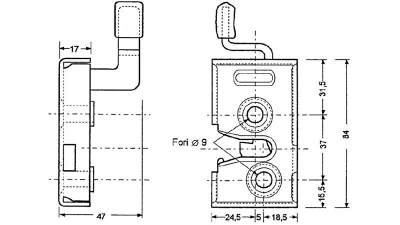 UNIVERZALNA KLJUČAVNICA    LEVA  