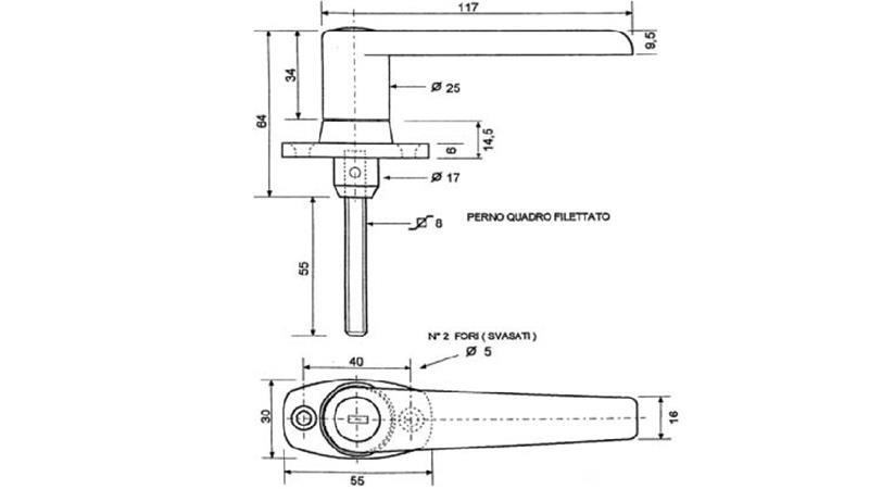 UNIVERZALNI ROČAJ    S KLJUČEM   