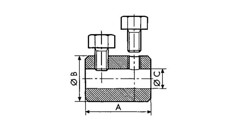 PRIKLJUČEK ZA PLETENICO M5x8 (25kom)