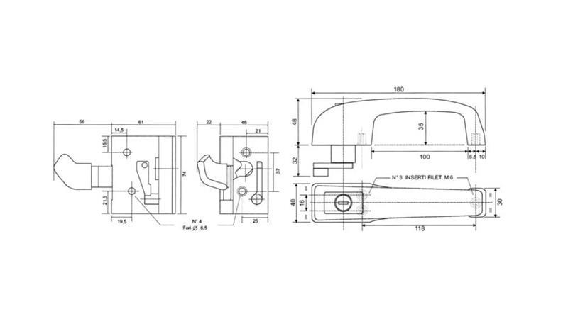 KOMPLET ZAKLEPANJA    LEVI   