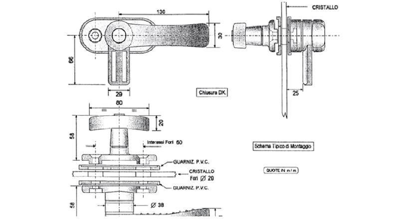 ZAPIRALO Z DVOJNO KONTROLO DESNI