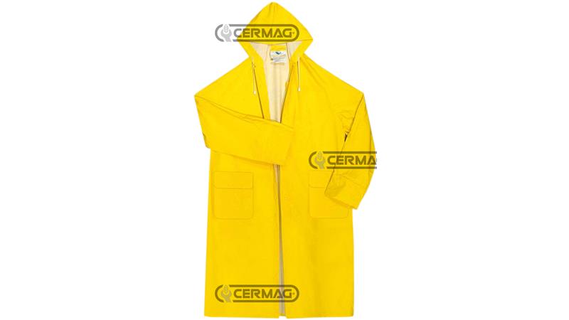 DEŽNI PLAŠČ RUMEN XL