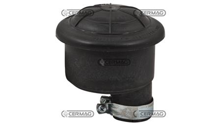 Oil-bath air filter with misaligned hole applied to BCS