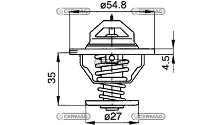 TERMOSTAT ZA MOTOR PERKINS-LANDINI