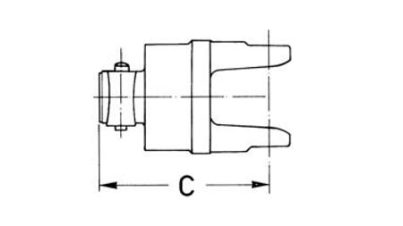 VILICE Z OMEJEVALNIM ZATIČEM    kat.5 dolžine 198mm  