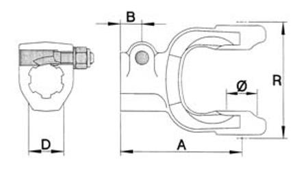 VILICE S STOŽASTIM VAROVALNIM VIJAKOM 1”3/8 Z6    kat. 5  