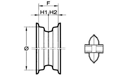 PLATIŠČE    S PLASTIČNO PUŠO 4,00x6