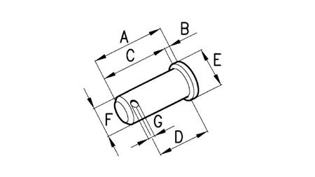 ZATIČ ZA VILICE 12 mm (10kom)