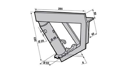 VITEL POD KOTOM 45°   LEVI  