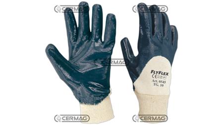 ROKAVICE BOMBAŽ-NBR MODRE ŠT. 10