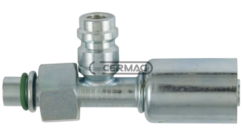 FITTING Z O-TESNILOM IN VISOKO-NIZKOTLAČNIM ventilom za R134,  3/4