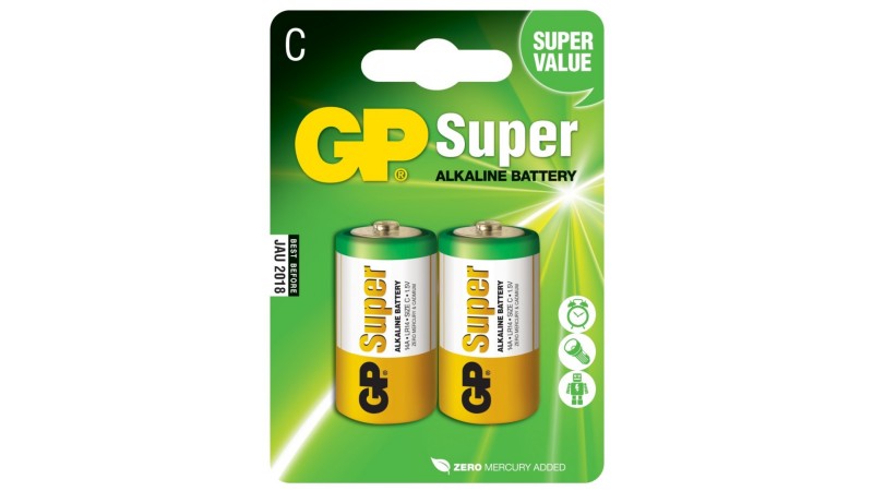 BATERIJSKI VLOŽEK LR14 2kos 1,5V ALKALINE GP