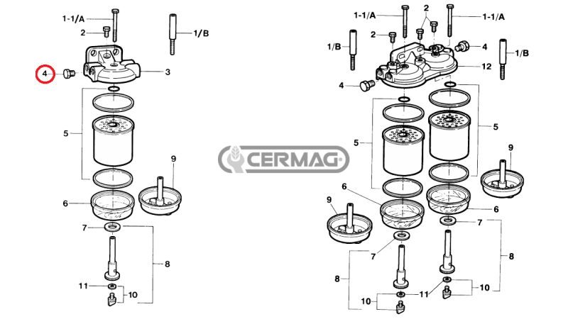 POKROVČEK M1/2''x20 UNF (5kom)