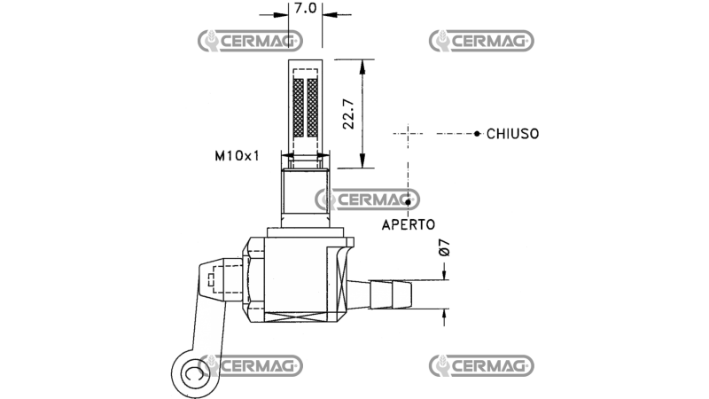 PIPA ZA REZERVOAR ZA GORIVO - FIG.15 (5kom)