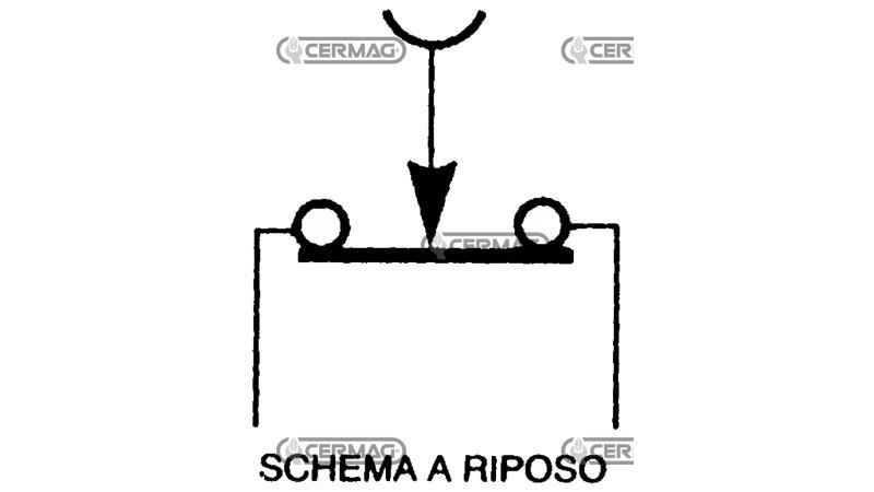 Unipolarno stikalo z dvema fastonskima priključkoma ORE (5 KOS)