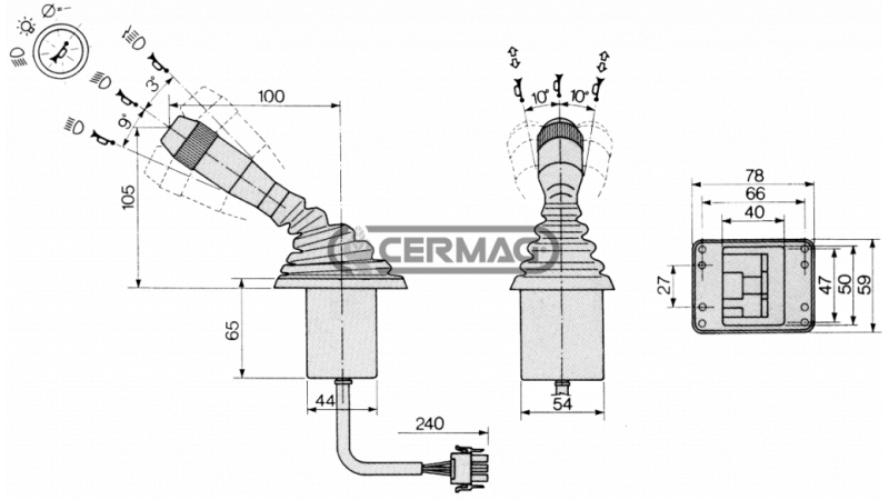VOLANSKA ROČICA LANDINI, CARRARO, CNH, RENAULT-CLASS