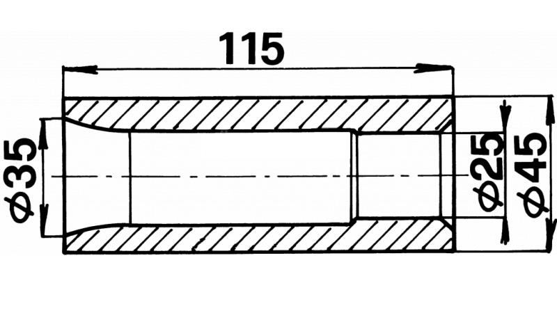 KONUSNA PUŠA 37x105