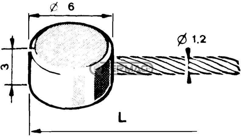 PLETENICA 2000mm - 1,6mm (10 KOS)