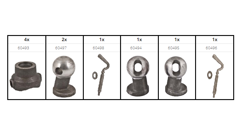 SET NOSILCEV ZA KIPER KESON FI 60