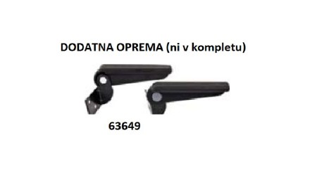 SEDEŽ Z MEHANSKIM VZMETENJEM SC79    IZ TKANINE  