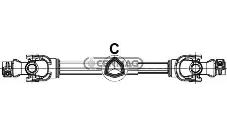 CE HOMOLOGIRANA KARDANSKA GRED    kat. 5 dolžine 1300mm (C)  