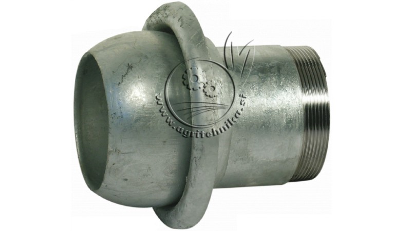 KROGELNI MOŠKI PRIKLJUČEK    Z NAVOJEM fi 100  