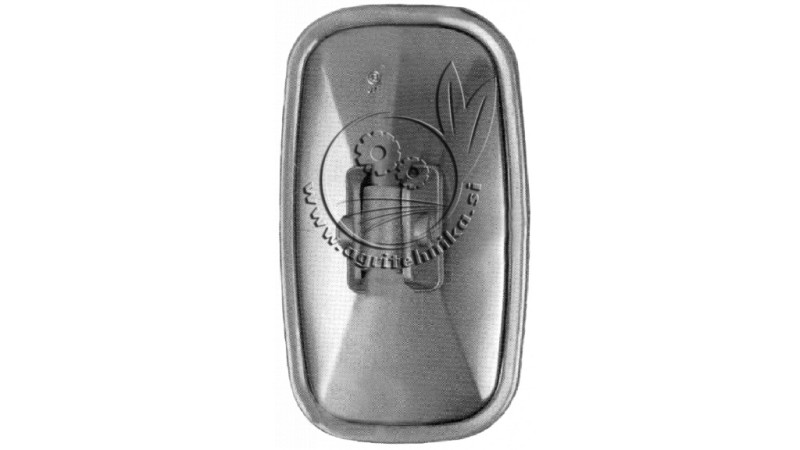 OHIŠJE ZA OGLEDALO    (354x169mm) ČRNO  S SPONKO  